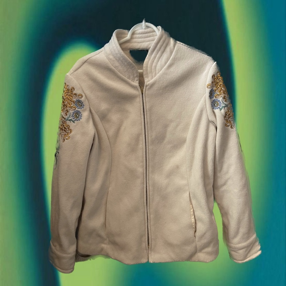 Bob Mackie White Jacket - wearable art